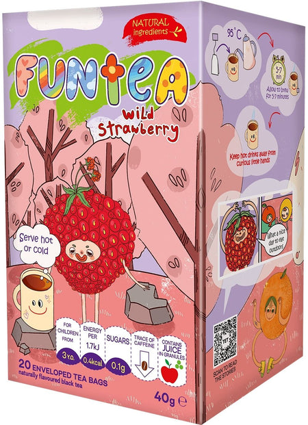True English Tea Kids Wild Strawberry Tea 20x2g