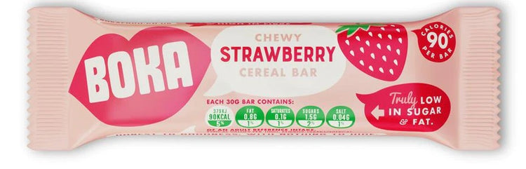Boka Vegan Strawberry Cereal Bar 30g