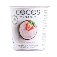 Cocos Organic Strawberry Coconut Milk Yoghurt 125g