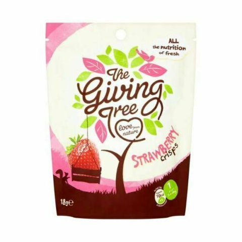 Giving Tree Freeze Dried Strawberry Crisps 18g