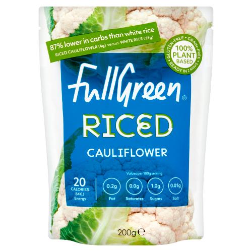 Full Green Riced Cauliflower 200g