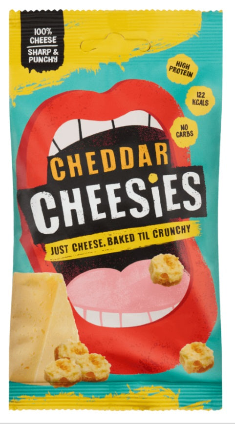 Cheesies Crunchy Popped Cheese Snack Cheddar 20g