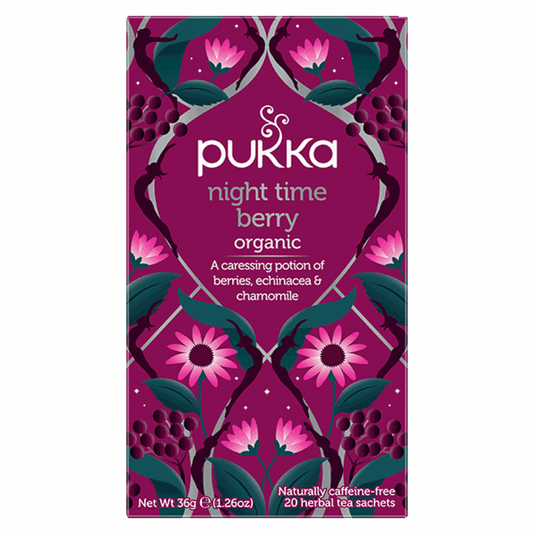 Pukka Organic Night Time Berry - berries, echinacea & chamomile 20bg