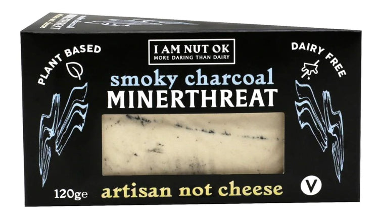 Minerthreat Smoky Charcoal Vegan Cheese 120g