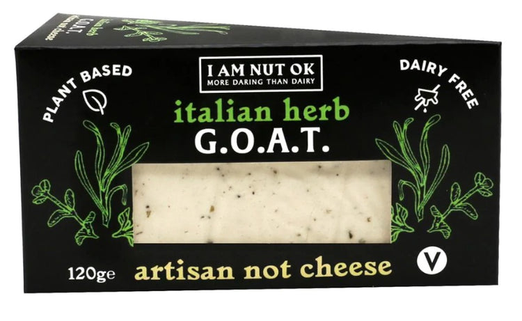 I Am Nut OK G.O.A.T. - Italian Herb Vegan Cheese 120g
