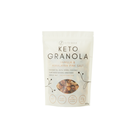 Keto Hana Vanilla & Himalayan Pink Salt Keto Granola 300g