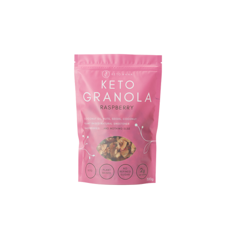 Keto Hana Raspberry Keto Granola 300g