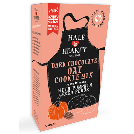 Hale & Hearty Dark Chocolate Oat Cookie Mix With Pumpkin Flour 300g