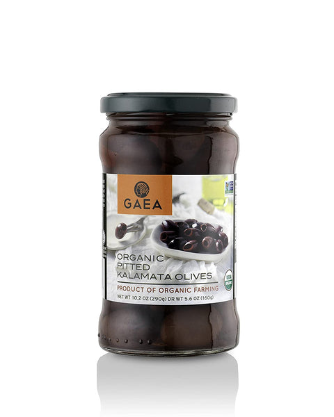Gaea Organic Pitted Kalamata Olives in Brine 290g