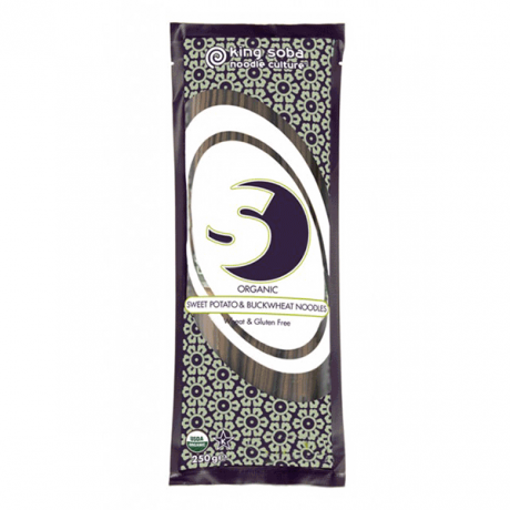 King Soba Organic Sweet Potato Buckwheat Noodles 250g