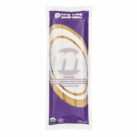 King Soba Organic Millet & Brown Rice Noodles 250g