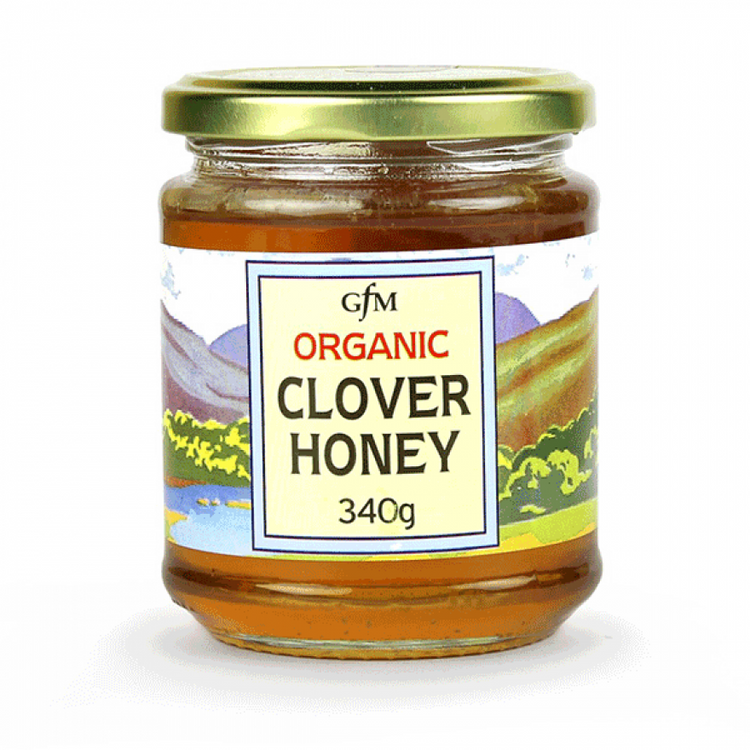 Gfm Organic Clover Honey 340g