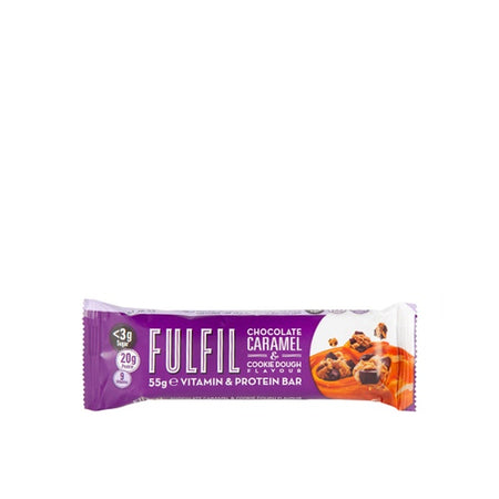 Fulfil Chocolate Caramel & Cookie Dough Protein Bar 55g