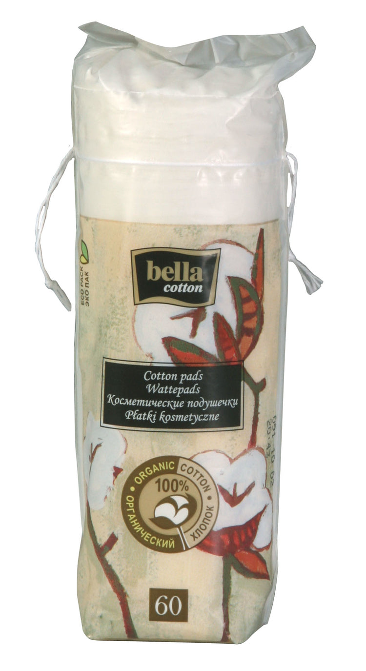 Bella Cotton Organic Pads Round 60pcs