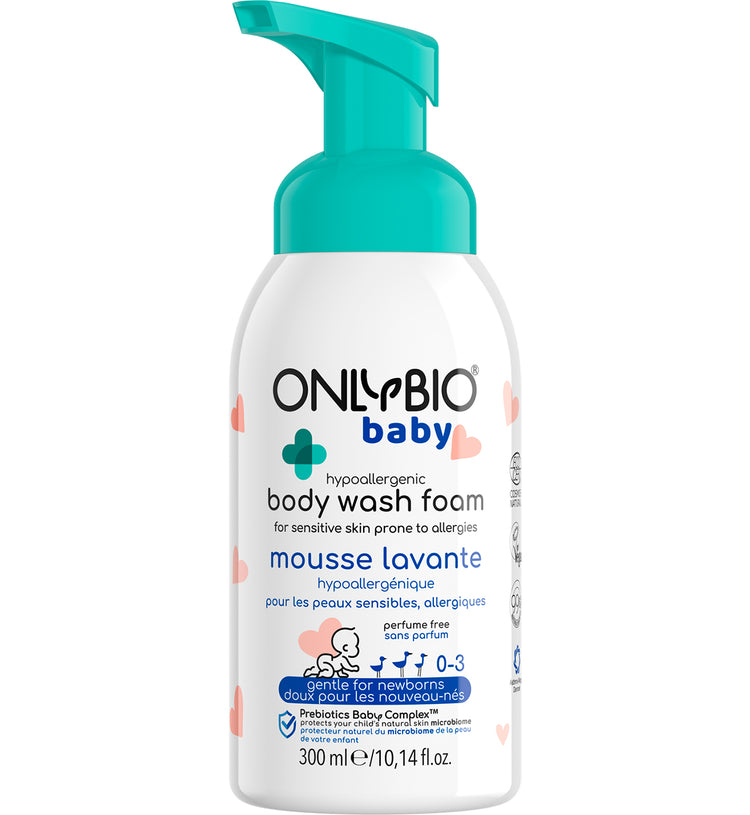 Only Bio Baby Hypoallergenic Body Wash Foam 300ml