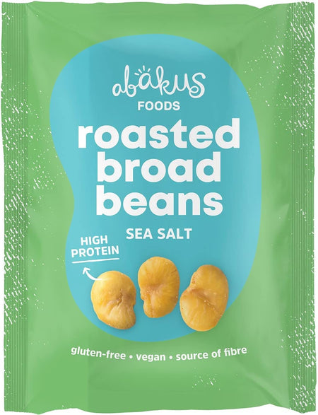 Abakus Foods Roasted Broad Beans Sea Salt 45g
