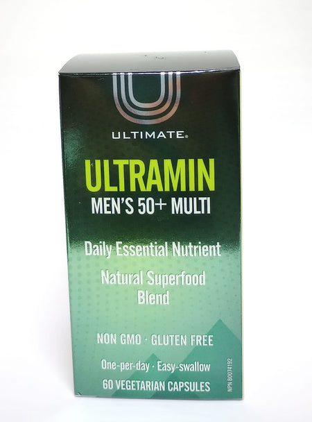 Ultimate Ultramin Men's 50+ Multi 60 Vegetarian Capsules