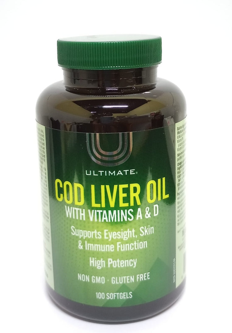 Ultimate COD Liver Oil with Vitamins A&D 100 Softgels