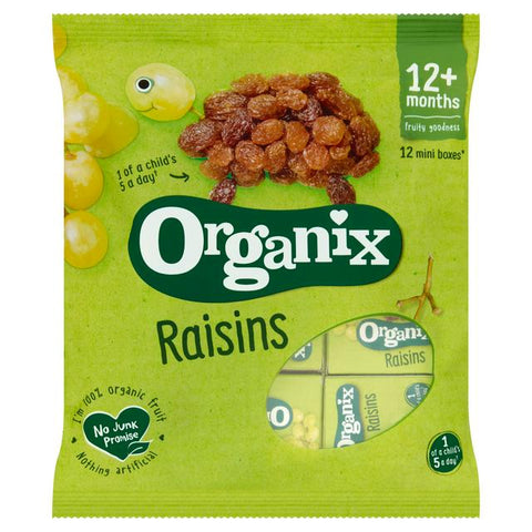 Organix Goodies Raisins Mini Boxes 12x14g
