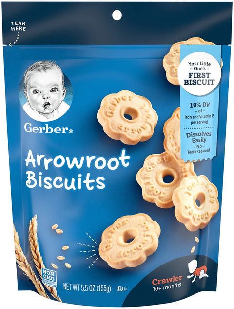 Gerber Arrowroot Biscuits 155g