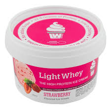 Light Whey Strawberry Protein Ice Cream 200ml
