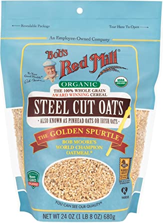 Bob's Red Mill Organic Steel Cut Oats 680g