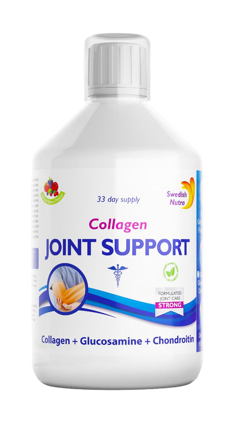 Swedish Nutra Collagen Joint Support Natural Berry Flavor Liquid 500ml