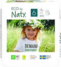 Eco by Naty Pull on Pants, S6, (+16kg, +35lbs)
