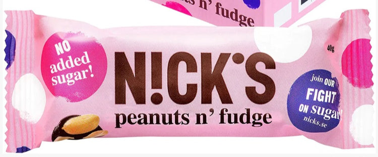 Nicks Peanut & Fudge Chocolate Bar 40g