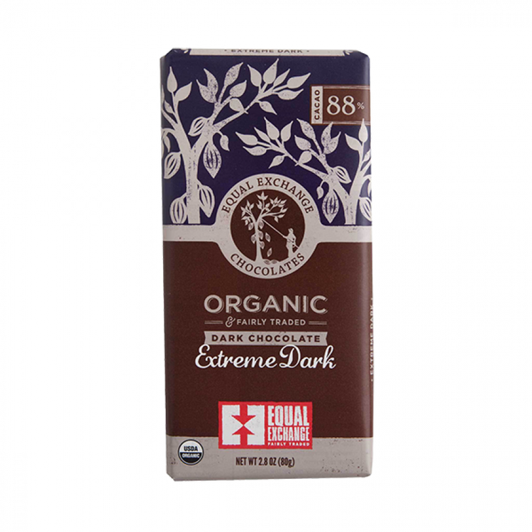 Equal Exchange Organic Extreme Dark Chocolate 88% 80g