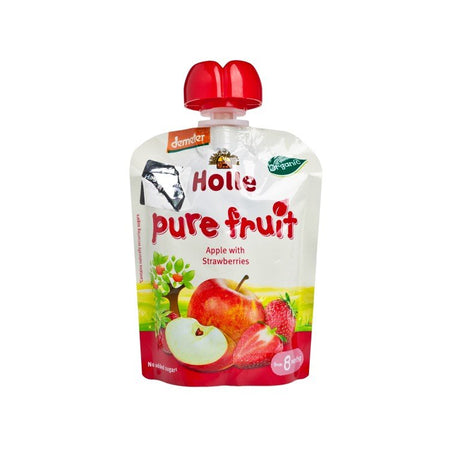 Holle Organic Apple with Strawberries 90g