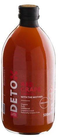 Deto Organic Red Grape Vinegar with Mother 500ml
