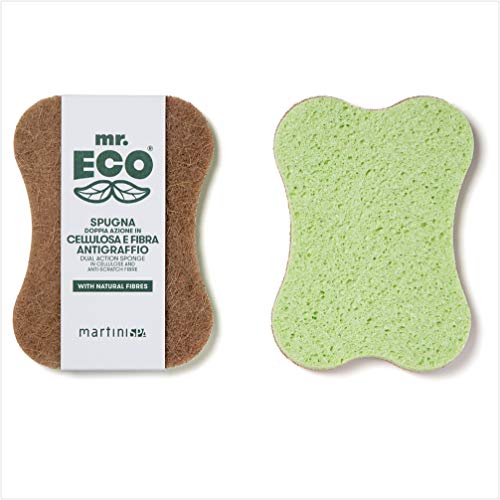 Mr. Eco Martini Cellulose with Fiber Sponge Cloth - Pack of 1Pc