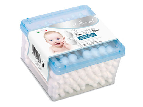 Cotton Sound White Cotton Swabs 60 Pcs Baby SQ Box biodegradable