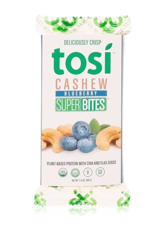 Tosi Super Bites Cashew Blueberry 68g