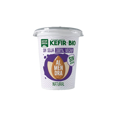 Naturgreen Organic Almond Kefir Vegan Yogurt Natural 400g