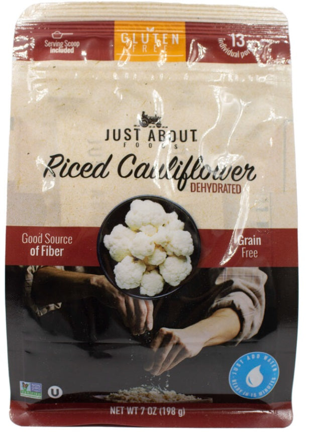 Just About Foods Riced Cauliflower 198g