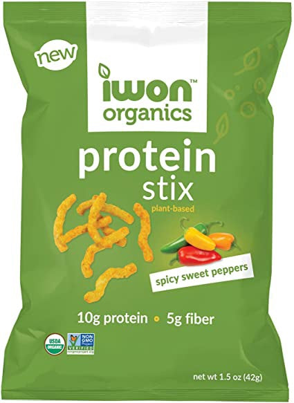 Iwon Organic Spicy Sweet Pepper Protein Stix 42g
