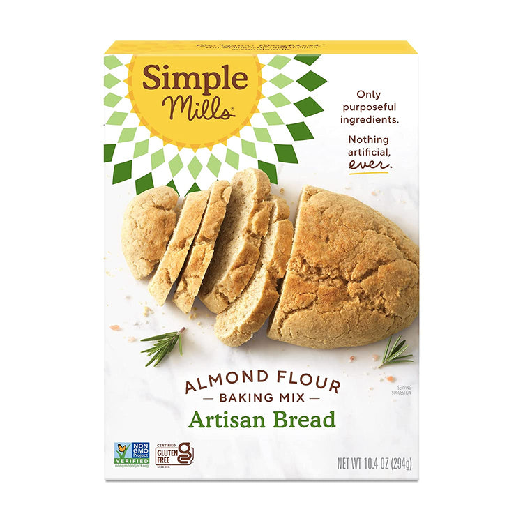 Simple Mills Gluten Free Almond Flour Mix Artisan Bread 294g