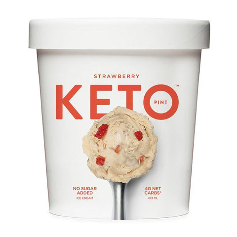 Keto Strawberry Ice Cream 473ml