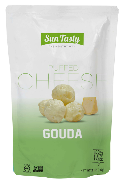 Sun Tasty Organic Gouda Puffed Cheese 56g
