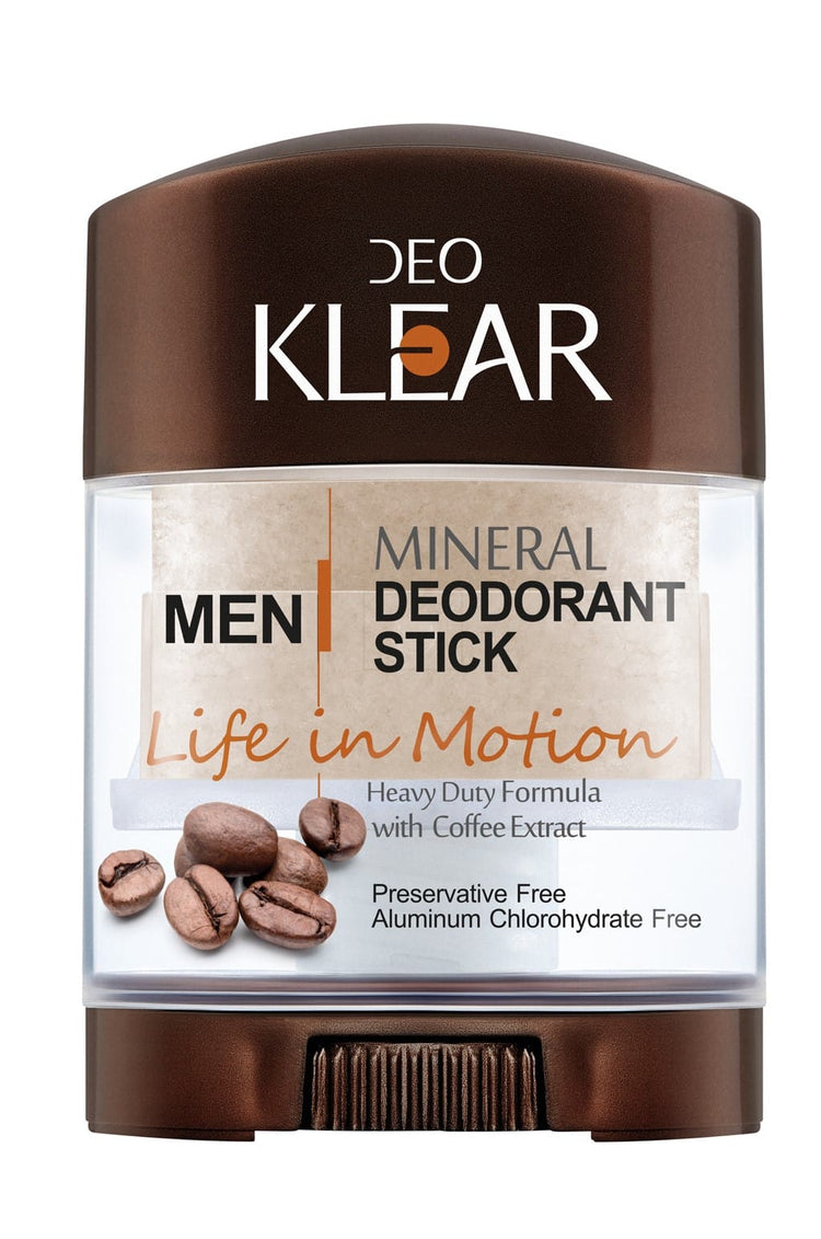 Deo Klear Mineral Deodorant Life in motion Men Stick 70g