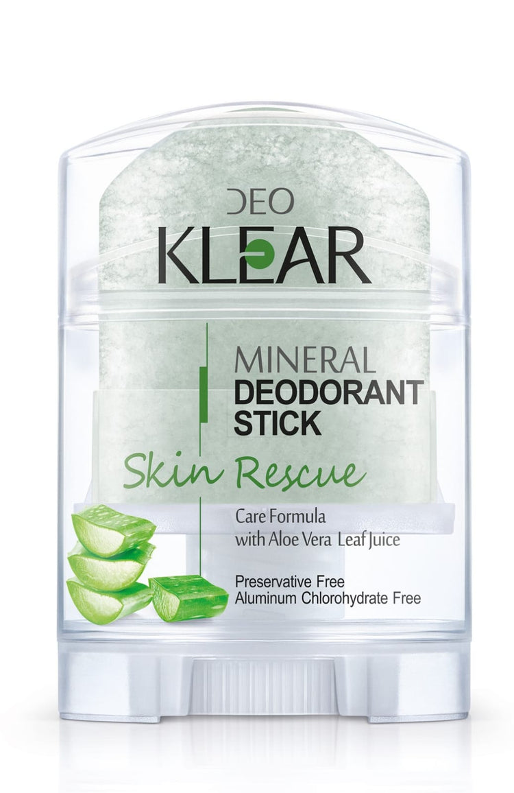 Deo Klear Mineral Deodorant Skin Rescue Stick 70g