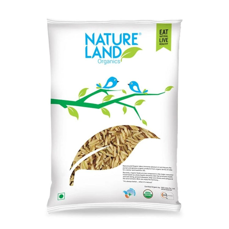 Nature Land Organic Brown Rice Premium 1kg