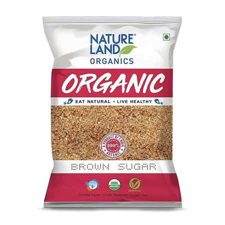 Nature Land Organic Brown Sugar 1kg