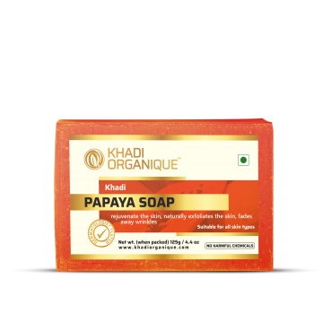 Khadi Organique Papaya Soap 125g
