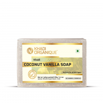 Khadi Organique Coconut Vanilla Soap 125g
