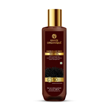 Khadi Organique Onion Black Seed Hair Oil 200ml