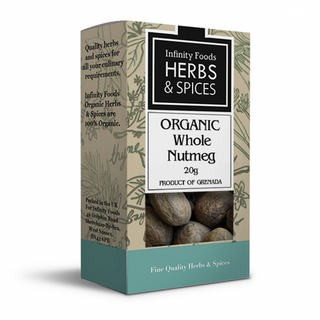 Infinity Foods Organic Whole Nutmeg 20g