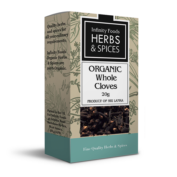Infinity Foods Organic Whole Cloves 20g